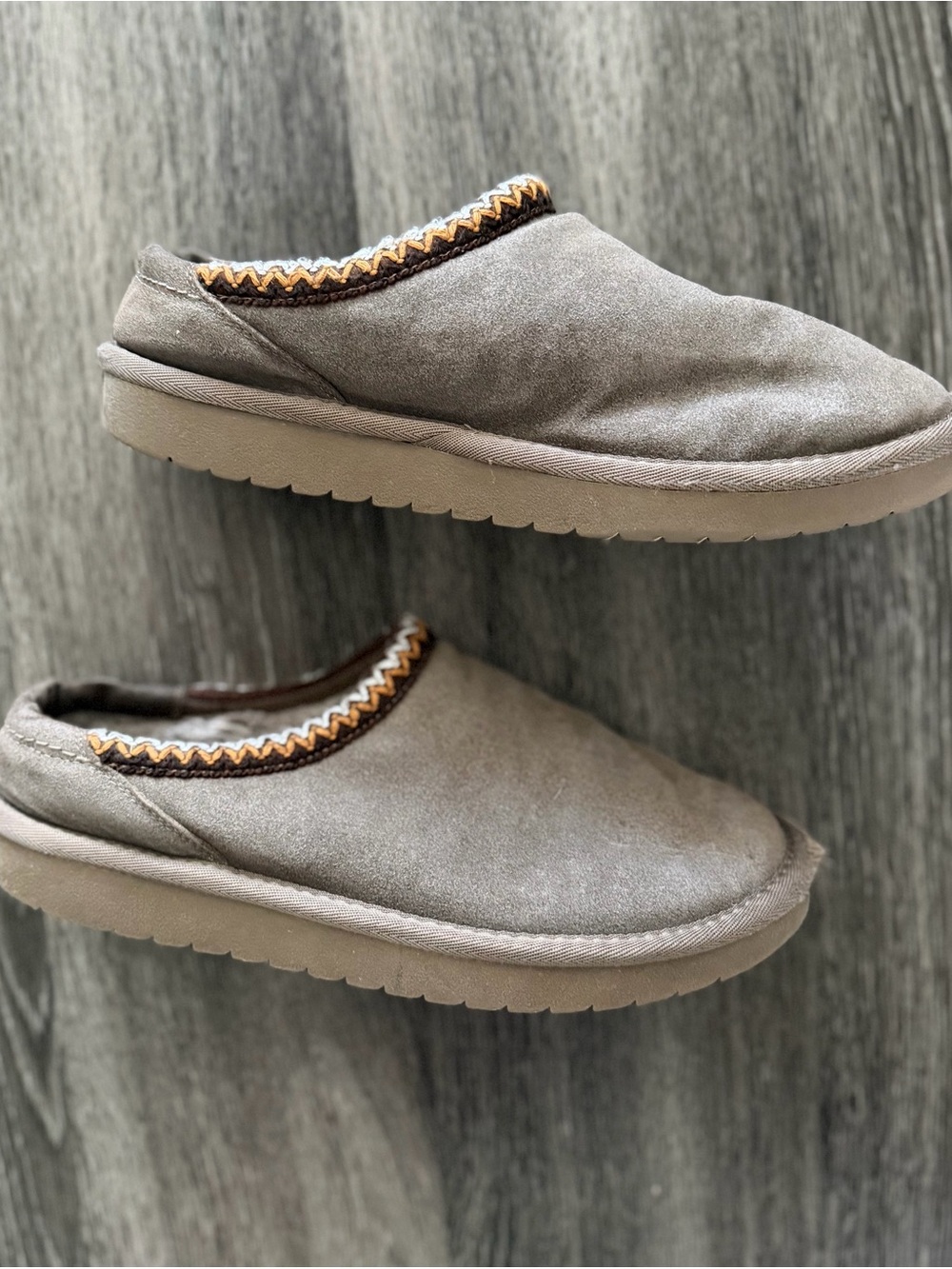 Men's Slip-On Suede Clog - Taupe